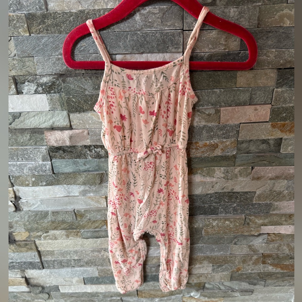 Emily and Oliver floral  romper